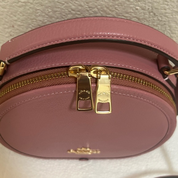 Coach Pink Round Crossbody Bag - Picture 2 of 14